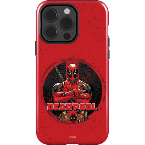 Marvel Deadpool Wade Wilson iPhone 15 Pro Impact Case